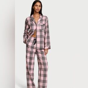 Flannel long pijama set  color 70AY Victoria’s Secret